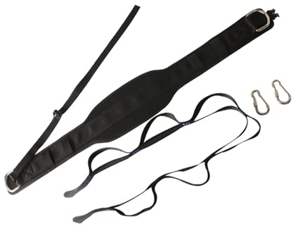 Baoblaze Gewicht tragender Gürtel, Klimmzug-Gewichtsgürtel mit Seil, professioneller Dip-Gürtel für Gewichtheben, Langhantelgürtel für Übungen, Männer und