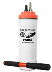 Pipe Pressure Padelball-Druckhalter 3B mit pumpe (Rot)