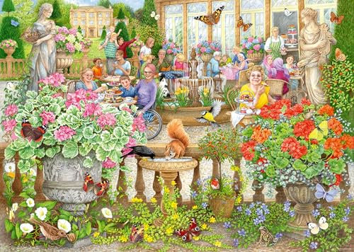 Ravensburger Cosy Cafe No.2 The Orangery Café 1000 Piece Jigsaw Puzzles for Adults and Kids Age 12 Years Up