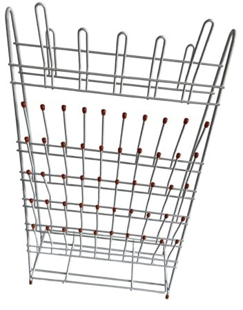 Sharplace Lab Drain Holder,Drip Stand Removable,Practical,Wall Mounted Sink Drain Rack Shelf for Kitchen Test Tube Bottle Beaker, 55 bits