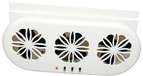 TOKIDNY Ventilateur Dextraction De Voiture À Énergie Solaire Ventilateur De Radiateur De Véhicule Climatiseur De Fenêtre Pour Refroidisseur De Siège