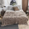 DOTBUY-SHOP Flanell Decken, Kuscheldecke Flauschig, Leopardenmuster Fleecedecke-Sofadecke, Winterliche Flanell Wärme Decke, Waschbar Flanell Kuscheldecke (70x100cm,Leopardenmuster 1)