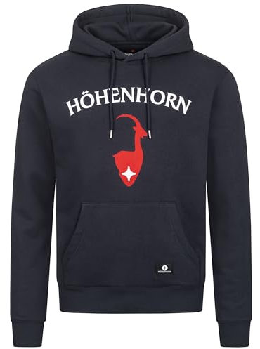 Höhenhorn Janga Hoodie Herren Kapuzen Navy Printed Gr. 5XL