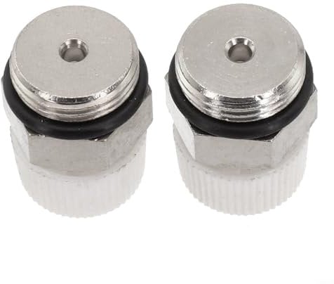 Entgoinggo Radiator Air Vent Valve Nickel Plated Brass Air Bleeder Radiator Air Venting Valve for BSP Male Thread Applications(3/8)