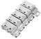 Angoily Door Catches Strike Plate Silver for Interior Doors Quick Install Noiseless Suitable for Types of Doors