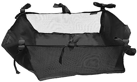 JOINPAYA Kinderwagen Unterkorb Organizer Aufbewahrungskorb Netzkorb Schwarz Oxford Gewebe Universell Für Ausflüge Und Windelaufbewahrung