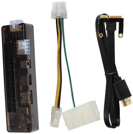 DIYEAH Externe Laptop Grafikkarten Dockingstation mit Pci-e X16 Schnittstelle Tragbar Geeignet für Gamer und Professionelle Anwendungen 220w Leistung Vielseitiges Laptop Zufälliger Stil