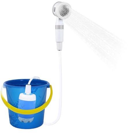 Douche portable - Unité de rinçage électrique à propulsion USB, arroseur portable compact | Gadget extérieur 6000mAh léger, outil de distributeur multimode, accessoire de voyage avec utilité de randon