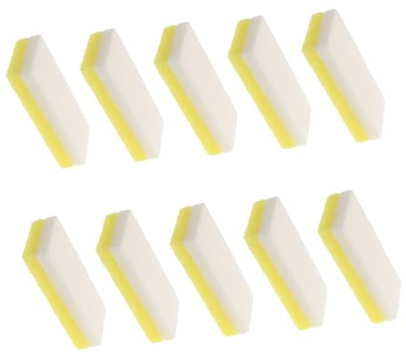 Fußpeeling Bimsstein 10 Stück aus Polyurethan Pu, Doppelseitig | Hornhautentfernung, Peeling und Reinigung Abgestorbener Hautstellen, für Reisen und Alltag