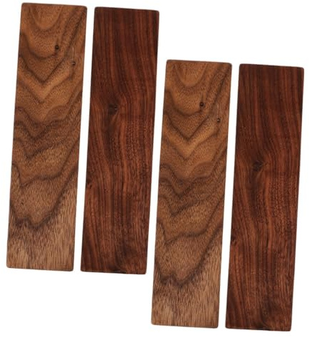 HOLIDYOYO 4 Piezas Planchas de Madera de Nogal Gruesas para Tallado y Grabado Tablas Versátiles para Bricolaje y Manualidades Bloques Robustos para Proyectos de Carpintería y Artesanía