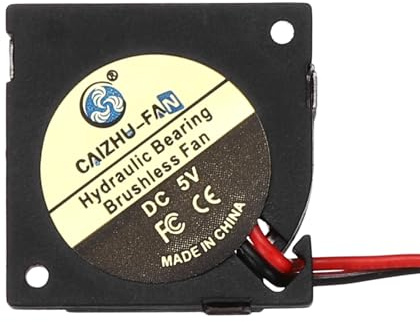 sourcing map 2006 Fan 20mm x 6mm 4/5 Inch 5V Small Plastic Cooling Fan 2 Pin for Computer PC Case CPU Heatsink 3D Printer Desktop Cooling Router Server(1 PCS)