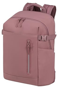 American Tourister Urban Tide - Laptop Rucksack 15.6, Wasserabweisender Business & Schulrucksack, für Büro, Office, Schule & Uni - Rosa (Galactic Mauve)
