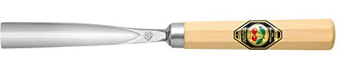 KIRSCHEN Werkzeuge 3146016 | Scalpello per scultura con tacco, punto 45, curvo, 16 mm