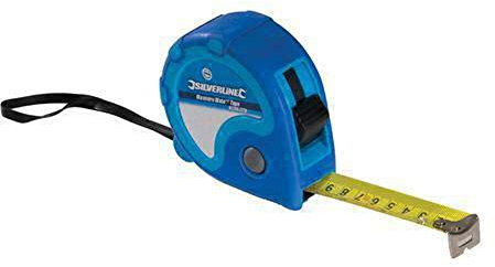 Silverline 633818 Maßband, 3 m x 16 mm