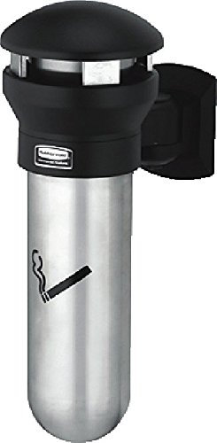 Rubbermaid Wandascher Infintiy schwarz/silber