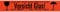 WIHE 400086 lux WarnbandVorsicht Glas, 50 mm x 66 m, rot