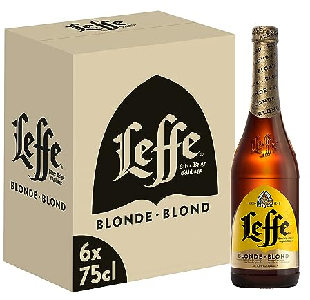 Leffe Blonde Bière Pack 6 Bouteilles 75cl