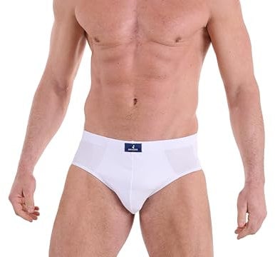 Navigare 574 (Pacco Da 6), Slip Uomo, Bianco (White), S confezione da 6