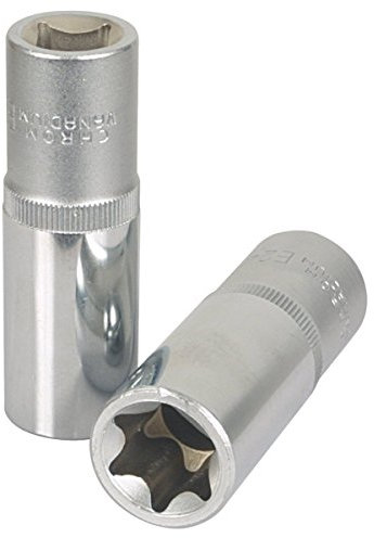 KS Tools 922.1380 - Douille longue TORX® 1/2 - E12 - Gamme ULTIMATE® - En Chrome Vanadium - Finition chromée satinée