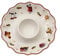 Villeroy & Boch Toy's Delight Eierbecher, Premium Porzellan, Weiß/Rot/Gold