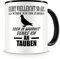 Samunshi® Ich denke an Tauben Tiere Tasse Kaffeetasse Teetasse Kaffeepott Kaffeebecher Becher