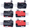 mxuteuk 6 pezzi Mini interruttore di finecorsa Interruttore a leva con rullo a cerniera corta V-155-1C25