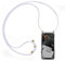 Verco Coque pour Huawei P20, Silicone Coque avec Cou Chaîne Collier étui de téléphone pour Huawei P20 Cou Lanière en Corde, Blanc Or