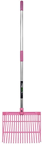 Perry Equestrian 7130-0000PK No.7130 Abs Bedding and shavings Fork, Pink