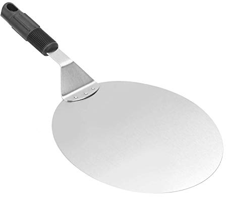 LHKJ Pelle a Pizza, Pelle à Pizza Ronde, Plaques à pizza, Outils de Cuisson, Anti-Dérapan, Cuisson au Pizza Stone Oven & Grill
