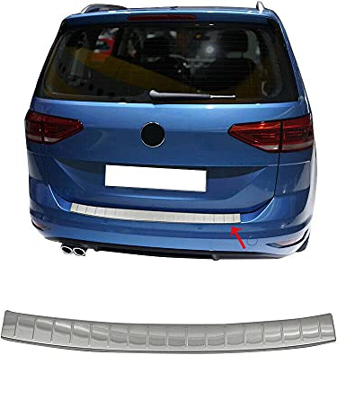 Ladekantenschutz Stoßstangenschutz für VW Touran 2015-2025 Edelstahl Silber 1tlg