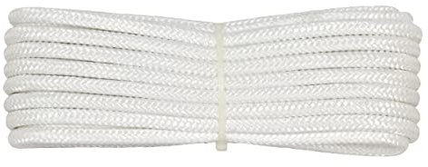 Corderie Italiane 006069225 Treccia bianca, 5 mm - 10 mt