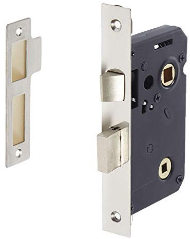 Bathroom Deadbolt Bolt Through Lock 63mm / 45mm - Polished Stainless Steel