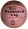 Lisaro Medizinball aus Echt-Leder | Superqualität | Vintage (Retro-Look) | Gymnastikball | Gewichtsball | Slamball | 4 kg