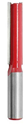 Dreneco Fraise à double tranchant, Mèches de routeur droites extra longues 1/2 × 1/2 × 2