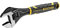 STANLEY FATMAX Llave Inglesa Ajustable 150mm, Bimaterial, Apertura Rápida, Métricas y Pulgadas, Orificio para Colgar | Mandíbulas Paralelas en Ángulo de 15°, FMHT13125-0