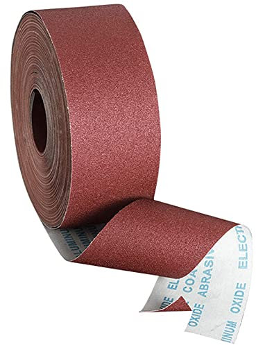ExcInter Sanding Abrasive Sandpaper Roll Polishing Grinding Emery Flexible Cloth for Metal Wood Tools (60 Girt,5 x 2 Meters x 115mm)