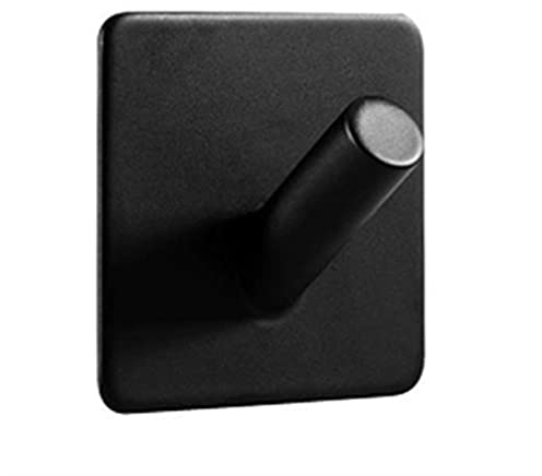 caihuashopping Hakenleiste 304 Black Robe Haken Wandhaken Handtuchhaken for Badezimmer Edelstahl Mantel Haken Haken Kleiderbügel for Küche kleiderhaken (Color : 3)