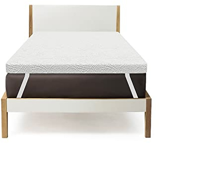 MiaSuite Topper aus Memory Foam 120x200 - Höhe 7 cm, Abnehmbar, Medizinprodukt, Druckzonen. | One