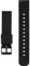 cobee Bracelets de montre en silicone, Sangles de rechange en caoutchouc souple imperméables à dégagement rapide avec boucle en acier inoxydable plaqué argent(22mm-Noir avec boucle noire)