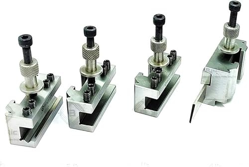 A.D. International T51 Quick Change Tool Post's Holders -Suits Boxford & Similar Lathes 125-150 mm (2 x Standard, 1 x Parting and 1 x V-Boring Holders)