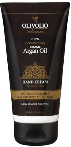 Olivolio Handcreme mit 100% Bio Arganöl & 92% natürlichen Inhaltsstoffen - 150 ml