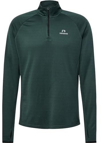 newline Men's nwlBEAT Half Zip Blouse, Darkest Spruce, 2XL