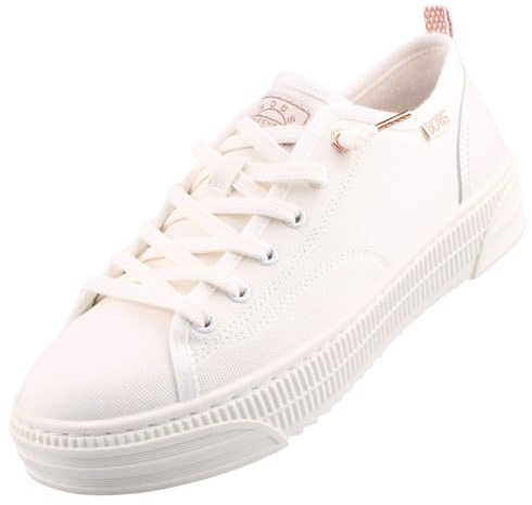Skechers, Bobs Copa Mujer, Off White Canvas, 37 EU