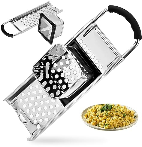 Spaetzle Maker Noodle Maker Stainless Steel Ergonomic Handle Washable Anti-rust Pasta Maker Home Kitchen German Egg Noodle Maker Cooking Tool