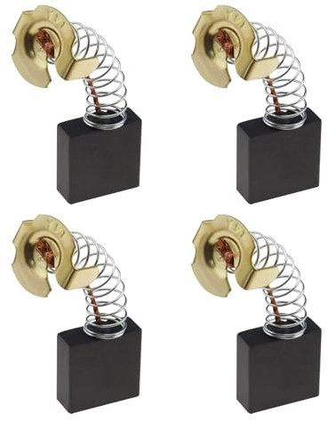 YINETTECH 2 paires Balais de Charbon 999032/999034 Compatible avec Scheppach AB1600 Marteau Électrique à Tige Hexagonale Marteau de Démolition Électrique 17mmx17mmx7mm