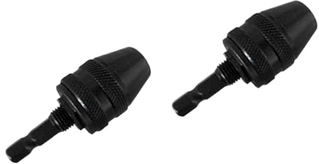 OSALADI 2stücke Bohrfutter Schlüsselbereich Zubehör Für Akkuschrauber Schlüssel Und Werkzeuglos Geeignet Für Holzverarbeitung Und Ölbeständig Vielseitige Nutzung Für