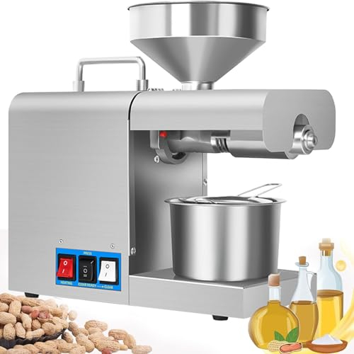 ExoticaBlend Presse-Huile électrique Automatique à Presse à Huile pour Machine à Presser à l'huile Chaude pour Graines de Noix Perilla