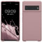 kwmobile Hülle kompatibel mit Google Pixel 6 Pro Hülle - Silikon Handy Case - Handyhülle weiche Oberfläche - kabelloses Laden - Nude Lilac