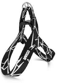 MORSO® Verstellbares Geschirr Mini für kleine Hunde, schwarz, Größe XXS