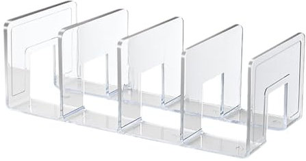 Acrylic Purse Storage Organizer - Clutch Bag Organiser | handbaag Storage Organiser | Cupboard Divider |Clear Shelf Dividers | Bag Storage Shelf | Bag Organizer For Home Kitchen Bedroom Bathroom